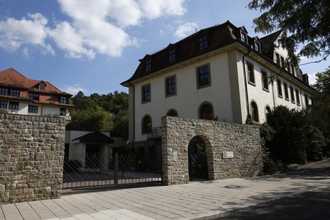 The headquarters of German healthcare company Rhoen-Klinikum AG are pictured in Bad Neustadt near Fulda September 3, 2012. REUTERS/Alex Doma The headquarters of German healthcare company Rhoen-Klinikum AG are pictured in Bad Neustadt near Fulda September 3, 2012. REUTERS/Alex Doma