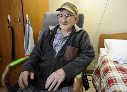 Salustiano Sanchez, 112, the world's oldest man according to Guinness World Records, resides in a retirement home on Grand Island, New York, Salustiano Sanchez, 112, the world's oldest man according to Guinness World Records, resides in a retirement home on Grand Island, New York,