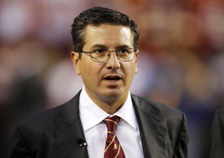 Washington Redskins team owner Dan Snyder is pictured before the Washington Redskins vs Dallas Cowboys NFL football game in Landover, Maryla Washington Redskins team owner Dan Snyder is pictured before the Washington Redskins vs Dallas Cowboys NFL football game in Landover, Maryla