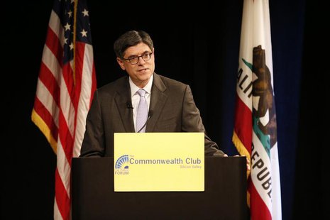 U.S. Treasury Secretary Jacob Lew speaks about the economy at an event hosted by the Commonwealth Club of California at the Computer History U.S. Treasury Secretary Jacob Lew speaks about the economy at an event hosted by the Commonwealth Club of California at the Computer History