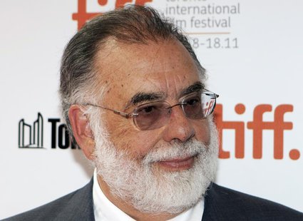 Director Francis Ford Coppola arrives on the red carpet for "Twixt" during the 36th Toronto International Film Festival (TIFF) in Toronto Se Director Francis Ford Coppola arrives on the red carpet for "Twixt" during the 36th Toronto International Film Festival (TIFF) in Toronto Se