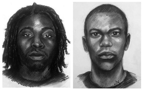 A combination of sketches issued by the Clayton County Police Department near Atlanta, Georgia September 17, 2013 show suspects in the abduc A combination of sketches issued by the Clayton County Police Department near Atlanta, Georgia September 17, 2013 show suspects in the abduc