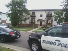 Scene of a shooting death in Fargo Scene of a shooting death in Fargo