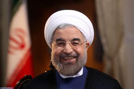 Iranian President Hassan Rouhani smiles during an interview with Ann Curry from the U.S. television network NBC in Tehran, in this picture t Iranian President Hassan Rouhani smiles during an interview with Ann Curry from the U.S. television network NBC in Tehran, in this picture t