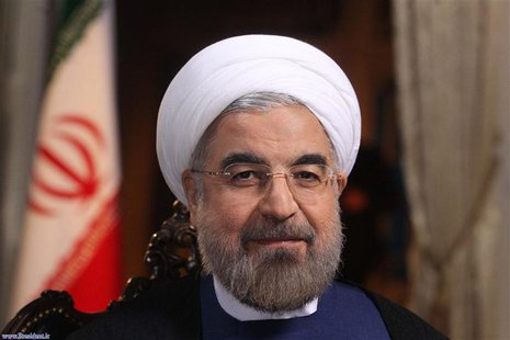 Iranian President Hassan Rouhani is pictured during an interview with Ann Curry from the U.S. television network NBC in Tehran, in this pict Iranian President Hassan Rouhani is pictured during an interview with Ann Curry from the U.S. television network NBC in Tehran, in this pict