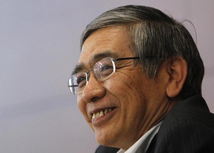Bank of Japan Governor Haruhiko Kuroda speaks during a news conference in Tokyo September 5, 2013. REUTERS/Yuya Shino Bank of Japan Governor Haruhiko Kuroda speaks during a news conference in Tokyo September 5, 2013. REUTERS/Yuya Shino