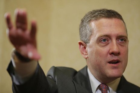 James Bullard, President of the St. Louis Federal Reserve Bank, speaks during an interview with Reuters in Boston, Massachusetts August 2, 2 James Bullard, President of the St. Louis Federal Reserve Bank, speaks during an interview with Reuters in Boston, Massachusetts August 2, 2