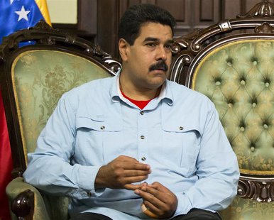 Venezuela's President Nicolas Maduro attends a meeting with South Africa's Foreign Minister Maite Nkoana-Mashabane in Caracas September 19, Venezuela's President Nicolas Maduro attends a meeting with South Africa's Foreign Minister Maite Nkoana-Mashabane in Caracas September 19,