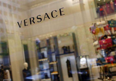 A sign is seen for high-end retail store Versace along 5th Avenue in New York May 19, 2013. REUTERS/Eric Thayer A sign is seen for high-end retail store Versace along 5th Avenue in New York May 19, 2013. REUTERS/Eric Thayer