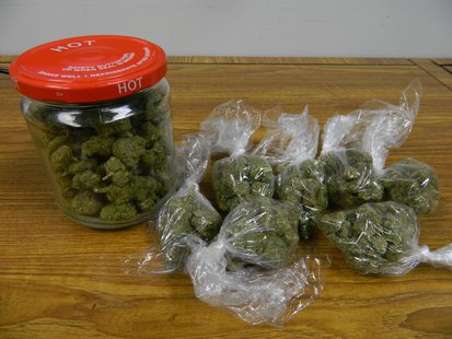 Marijuana seized during traffic stop. Photo courtesy Indiana State Police Marijuana seized during traffic stop. Photo courtesy Indiana State Police