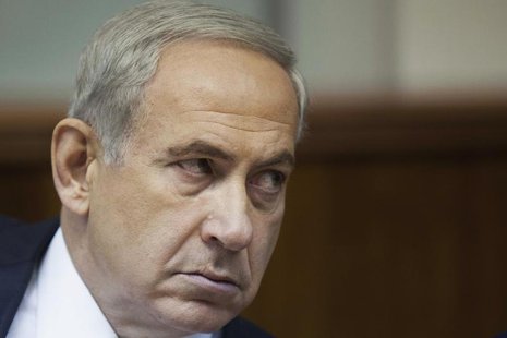 Israel's Prime Minister Benjamin Netanyahu attends the weekly cabinet meeting in Jerusalem September 1, 2013. REUTERS/Abir Sultan/Pool Israel's Prime Minister Benjamin Netanyahu attends the weekly cabinet meeting in Jerusalem September 1, 2013. REUTERS/Abir Sultan/Pool