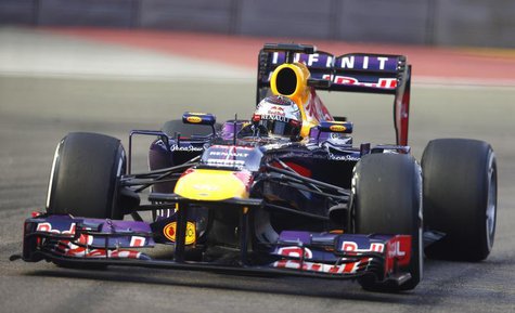 Red Bull Formula One driver Sebastian Vettel of Germany drives during the third practice session of the Singapore F1 Grand Prix at the Marin Red Bull Formula One driver Sebastian Vettel of Germany drives during the third practice session of the Singapore F1 Grand Prix at the Marin