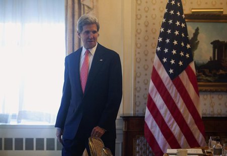 U.S. Secretary of State John Kerry is seen ahead of the United Nations (U.N.) General Assembly in New York September 23, 2013. REUTERS/Eric U.S. Secretary of State John Kerry is seen ahead of the United Nations (U.N.) General Assembly in New York September 23, 2013. REUTERS/Eric
