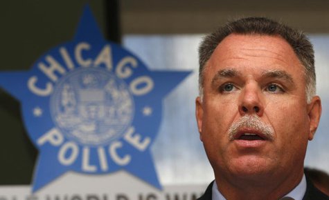 Chicago Police Superintendent Garry McCarthy speaks at a news conference in Chicago, Illinois September 3, 2013. REUTERS/Jim Young Chicago Police Superintendent Garry McCarthy speaks at a news conference in Chicago, Illinois September 3, 2013. REUTERS/Jim Young