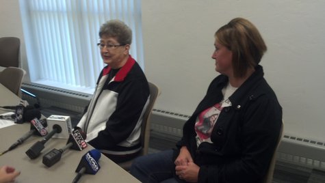 Family and friends of missing UW-Green Bay student Amber Wilde speak to media on 15th anniversary of her disappearance on Sept. 23, 2013. (Photo by: WTAQ Reporter Jeff Flynt). Family and friends of missing UW-Green Bay student Amber Wilde speak to media on 15th anniversary of her disappearance on Sept. 23, 2013. (Photo by: WTAQ Reporter Jeff Flynt).