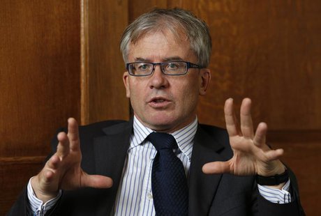Bank of England Monetary Policy Committee member David Miles speaks during an Interview with Reuters in his office at the Bank of England, i Bank of England Monetary Policy Committee member David Miles speaks during an Interview with Reuters in his office at the Bank of England, i