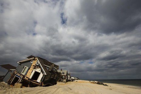 A home destroyed nearly five months ago during the landfall of Superstorm Sandy is pictured in Mantoloking, New Jersey March 22, 2013. REUTE A home destroyed nearly five months ago during the landfall of Superstorm Sandy is pictured in Mantoloking, New Jersey March 22, 2013. REUTE
