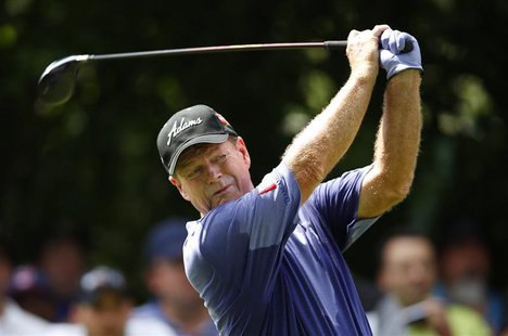 Tom Watson of the U.S. tees off on the 10th hole during the first round of the 2013 PGA Championship golf tournament at Oak Hill Country Clu Tom Watson of the U.S. tees off on the 10th hole during the first round of the 2013 PGA Championship golf tournament at Oak Hill Country Clu