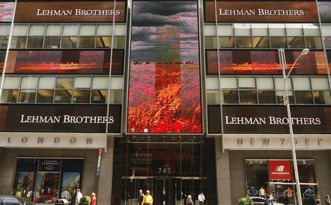 The exterior of the world headquarters for Lehman Brothers can be seen in New York, May 19, 2008. REUTERS/Lucas Jackson The exterior of the world headquarters for Lehman Brothers can be seen in New York, May 19, 2008. REUTERS/Lucas Jackson