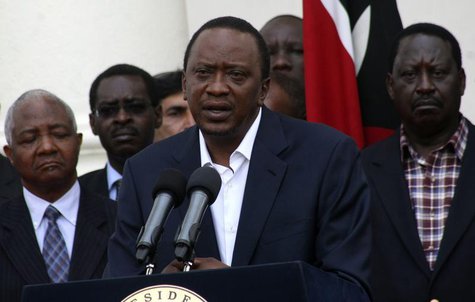 Kenya's President Uhuru Kenyatta addresses the nation on the Westgate shopping mall attack in the capital Nairobi September 22, 2013. REUTER Kenya's President Uhuru Kenyatta addresses the nation on the Westgate shopping mall attack in the capital Nairobi September 22, 2013. REUTER