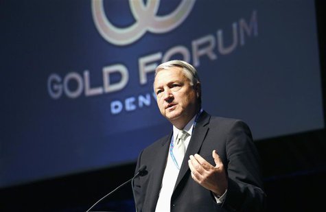 Jamie Sokalsky, CEO of Barrick Gold, speaks at the Denver Gold Forum industry conference in Denver September 24, 2013. REUTERS/Rick Wilking Jamie Sokalsky, CEO of Barrick Gold, speaks at the Denver Gold Forum industry conference in Denver September 24, 2013. REUTERS/Rick Wilking