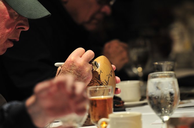 Green & Gold Legends Lunch in Wausau. Photo by Dave Kallaway.