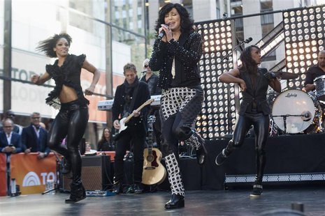 Singer Cher performs on NBC's 'Today' show in New York September 23, 2013. REUTERS/Keith Bedford Singer Cher performs on NBC's 'Today' show in New York September 23, 2013. REUTERS/Keith Bedford