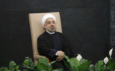 Iran's President Hassan Rouhani waits to address the 68th United Nations General Assembly at UN headquarters in New York, September 24, 2013 Iran's President Hassan Rouhani waits to address the 68th United Nations General Assembly at UN headquarters in New York, September 24, 2013