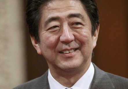 Japan's Prime Minister Shinzo Abe tours the Senate chamber on Parliament Hill in Ottawa September 23, 2013. REUTERS/Blair Gable Japan's Prime Minister Shinzo Abe tours the Senate chamber on Parliament Hill in Ottawa September 23, 2013. REUTERS/Blair Gable