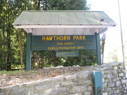 Hawthorn Park Sign Hawthorn Park Sign