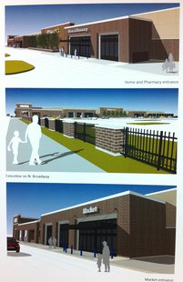 Walmart artist rendering 2 Walmart artist rendering 2