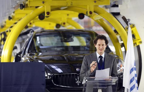 Fiat Chairman John Elkann speaks during the Maserati new opening plant in Turin, January 30, 2013. REUTERS/Stefano Rellandini Fiat Chairman John Elkann speaks during the Maserati new opening plant in Turin, January 30, 2013. REUTERS/Stefano Rellandini