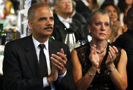 U.S. Attorney General Eric Holder and his wife Sharon Malone attend the Congressional Black Caucus Foundation Annual Phoenix Awards Dinner i U.S. Attorney General Eric Holder and his wife Sharon Malone attend the Congressional Black Caucus Foundation Annual Phoenix Awards Dinner i