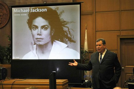 Brian Panish, attorney for the Michael Jackson family delivers his closing argument to jurors in a packed courtroom in Los Angeles, Septembe Brian Panish, attorney for the Michael Jackson family delivers his closing argument to jurors in a packed courtroom in Los Angeles, Septembe