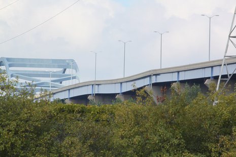As captured by WTAQ News on the "Day of the Dip" on the Leo Frigo Bridge in Green Bay As captured by WTAQ News on the "Day of the Dip" on the Leo Frigo Bridge in Green Bay