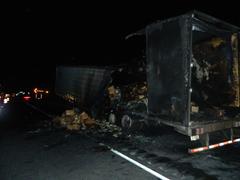 semi trailer fire on I-70
photo courtesy Indiana State Police semi trailer fire on I-70
photo courtesy Indiana State Police