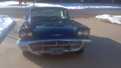 1960 Ford Thunderbird, stolen from a Weston, WI home. 1960 Ford Thunderbird, stolen from a Weston, WI home.
