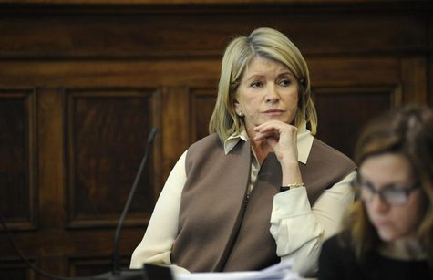 Martha Stewart sits on the witness stand during testimony in Manhattan Supreme Court March 5, 2013 in New York. REUTERS/David Handschuh/New Martha Stewart sits on the witness stand during testimony in Manhattan Supreme Court March 5, 2013 in New York. REUTERS/David Handschuh/New