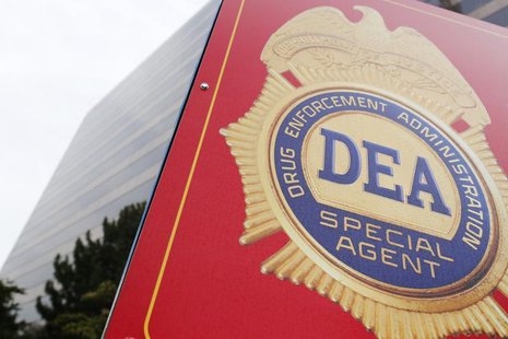 A sign with a DEA badge marks the entrance to the U.S. Drug Enforcement Administration (DEA) Museum in Arlington, Virginia, August 8, 2013. A sign with a DEA badge marks the entrance to the U.S. Drug Enforcement Administration (DEA) Museum in Arlington, Virginia, August 8, 2013.