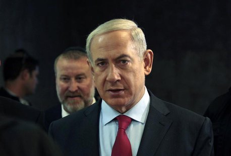 Israel's Prime Minister Benjamin Netanyahu arrives for the weekly cabinet meeting in Jerusalem September 17, 2013. REUTERS/Ammar Awad Israel's Prime Minister Benjamin Netanyahu arrives for the weekly cabinet meeting in Jerusalem September 17, 2013. REUTERS/Ammar Awad