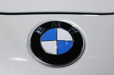 The logo of BMW is pictured during a media preview day at the Frankfurt Motor Show (IAA) September 10, 2013. REUTERS/Pawel Kopczynski The logo of BMW is pictured during a media preview day at the Frankfurt Motor Show (IAA) September 10, 2013. REUTERS/Pawel Kopczynski