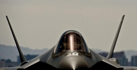 The fourth U.S. Air Force F-35A Lightning II aircraft arrives at the 422nd Test and Evaluation Squadron at Nellis Air Force Base, Nevada in The fourth U.S. Air Force F-35A Lightning II aircraft arrives at the 422nd Test and Evaluation Squadron at Nellis Air Force Base, Nevada in