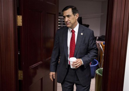 U.S. Representative Darrell Issa (R-CA) walks from a Republican caucus meeting on Capitol Hill in Washington December 18, 2012. REUTERS/Josh U.S. Representative Darrell Issa (R-CA) walks from a Republican caucus meeting on Capitol Hill in Washington December 18, 2012. REUTERS/Josh