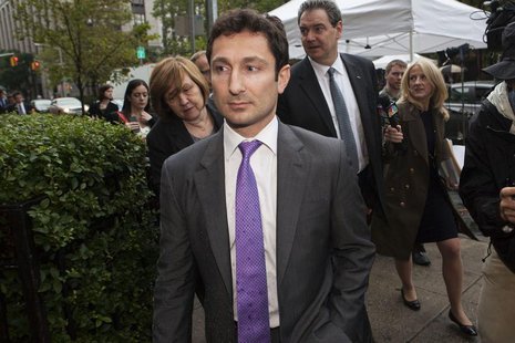 Former Goldman Sachs bond trader Fabrice Tourre leaves the Manhattan Federal Court in New York August 1, 2013. REUTERS/Keith Bedford Former Goldman Sachs bond trader Fabrice Tourre leaves the Manhattan Federal Court in New York August 1, 2013. REUTERS/Keith Bedford