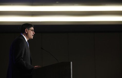 U.S. Treasury Secretary Jack Lew addresses the Economic Club of Washington D.C., in Washington, September 17, 2013. REUTERS/Jonathan Ernst U.S. Treasury Secretary Jack Lew addresses the Economic Club of Washington D.C., in Washington, September 17, 2013. REUTERS/Jonathan Ernst