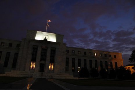 A general view of the U.S. Federal Reserve building as the morning sky breaks over Washington, July 31, 2013. REUTERS/Jonathan Ernst A general view of the U.S. Federal Reserve building as the morning sky breaks over Washington, July 31, 2013. REUTERS/Jonathan Ernst