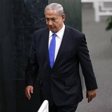Israel's Prime Minister Benjamin Netanyahu walks from the podium after delivering his address to the 68th United Nations General Assembly at Israel's Prime Minister Benjamin Netanyahu walks from the podium after delivering his address to the 68th United Nations General Assembly at