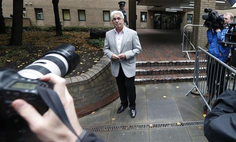 Publicist Max Clifford leaves Southwark Crown Court in London October 4, 2013. REUTERS/Suzanne Plunkett Publicist Max Clifford leaves Southwark Crown Court in London October 4, 2013. REUTERS/Suzanne Plunkett