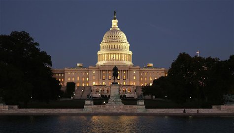 The U.S. Capitol is seen at night on the eve of a potential federal government shutdown, in Washington September 30, 2013. REUTERS/Kevin Lam The U.S. Capitol is seen at night on the eve of a potential federal government shutdown, in Washington September 30, 2013. REUTERS/Kevin Lam