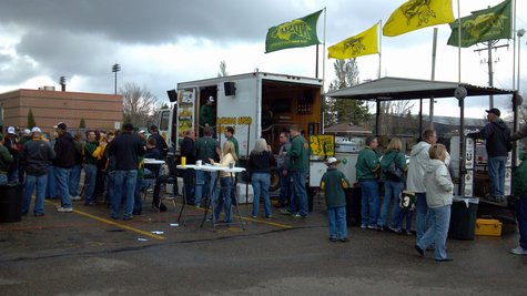 NDSU tailgating (KFGO file photo) NDSU tailgating (KFGO file photo)